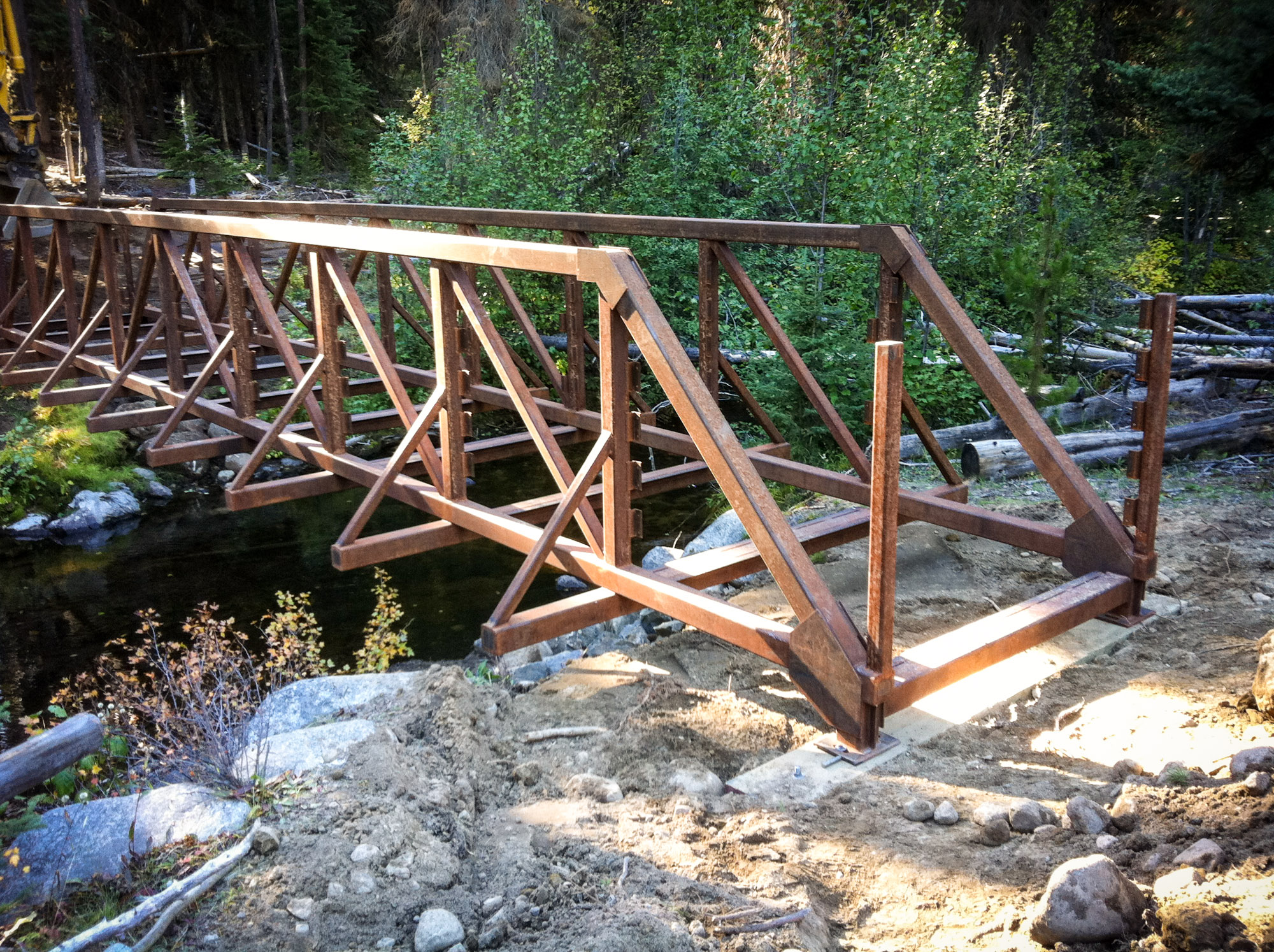 Forest Service Hiking Bridge - Colville Construction Company