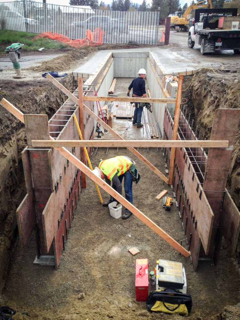 Storm drain project for Boise Cascade in Kettle Falls