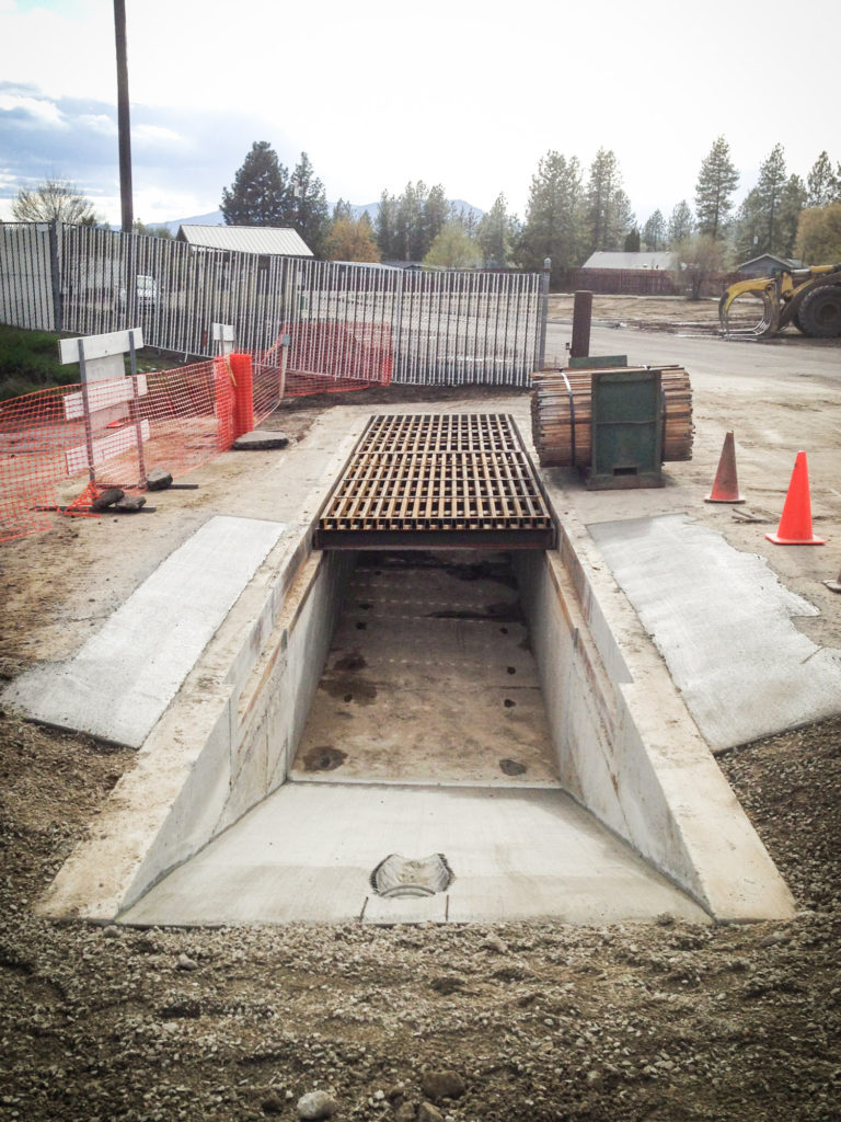 Storm drain project for Boise Cascade in Kettle Falls